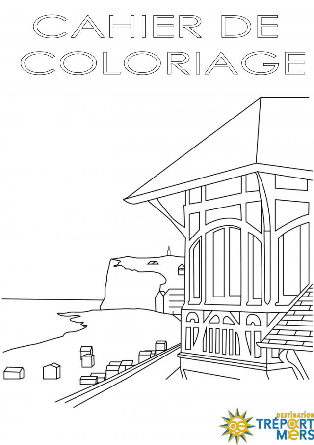 Cahier De Coloriages Destination Le Treport Mers