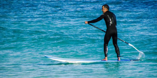 Paddle en mer