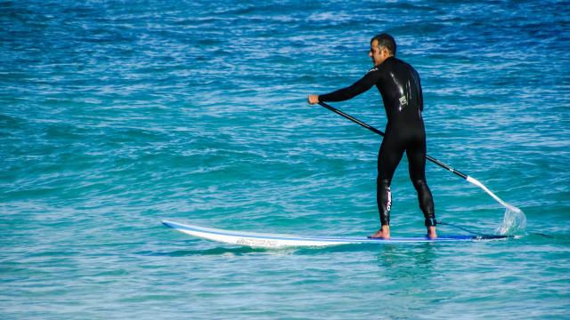 Paddle en mer