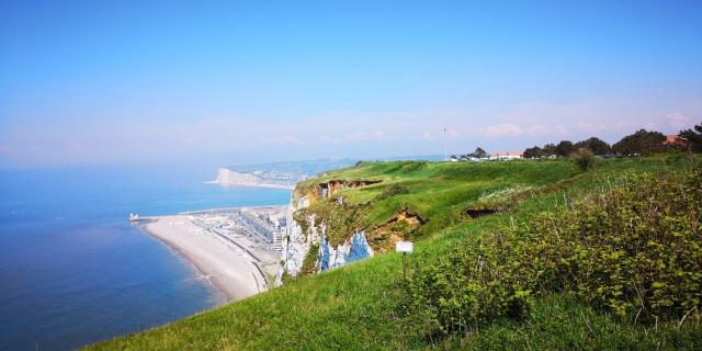 Le Treport Vue Du Haut Des Falaises Mer 5@sasha Claire Mai 2019