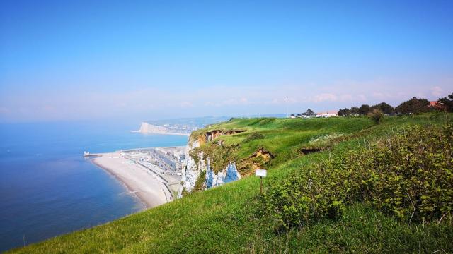 Le Treport Vue Du Haut Des Falaises Mer 5@sasha Claire Mai 2019