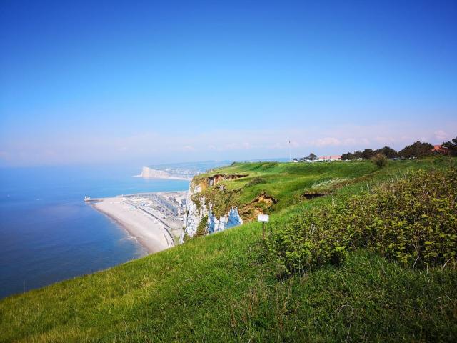 Le Treport Vue Du Haut Des Falaises Mer 5@sasha Claire Mai 2019