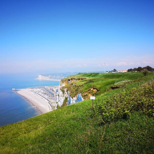 Le Treport Vue Du Haut Des Falaises Mer 5@sasha Claire Mai 2019