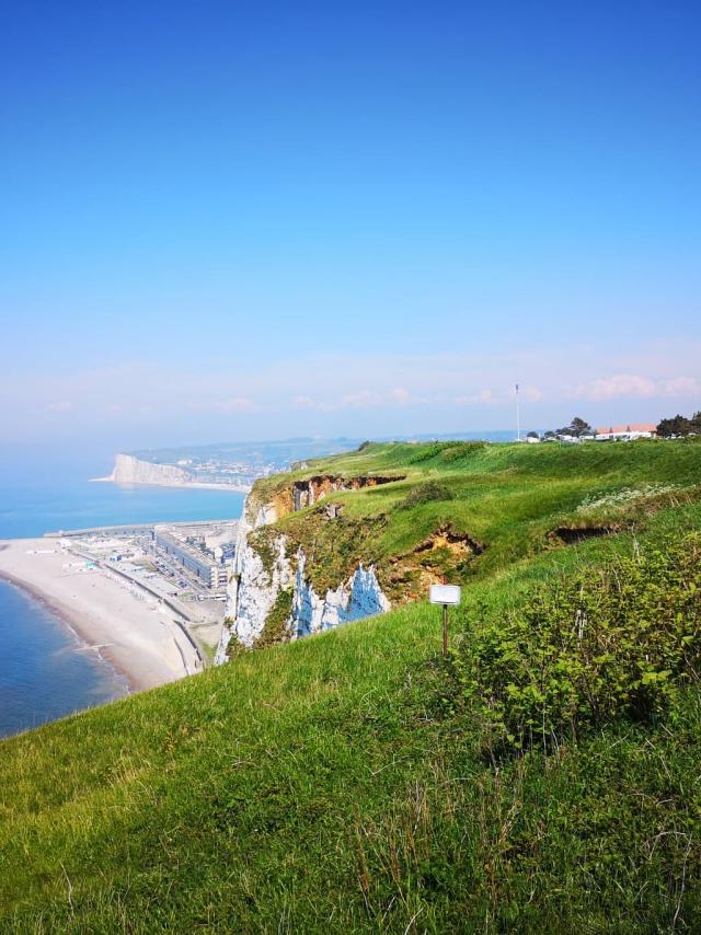 Le Treport Vue Du Haut Des Falaises Mer 5@sasha Claire Mai 2019