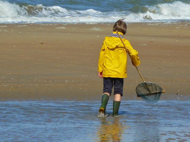 Littoral Enfant à La Plage 002