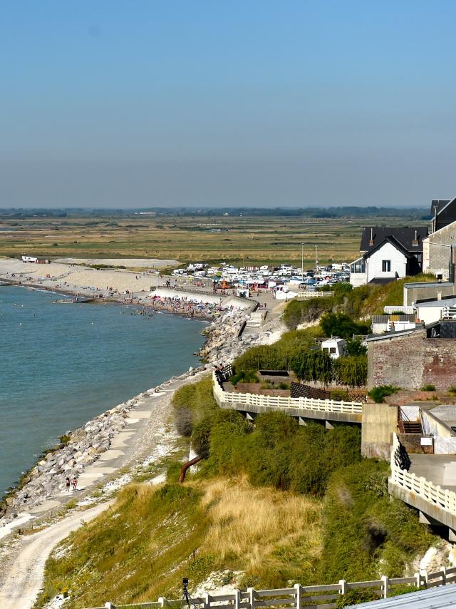 Vue depuis les falaises d'Ault