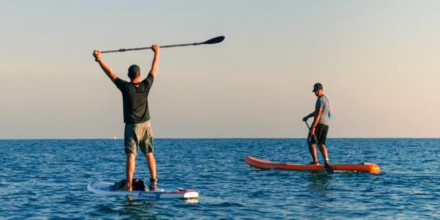 Paddle en mer