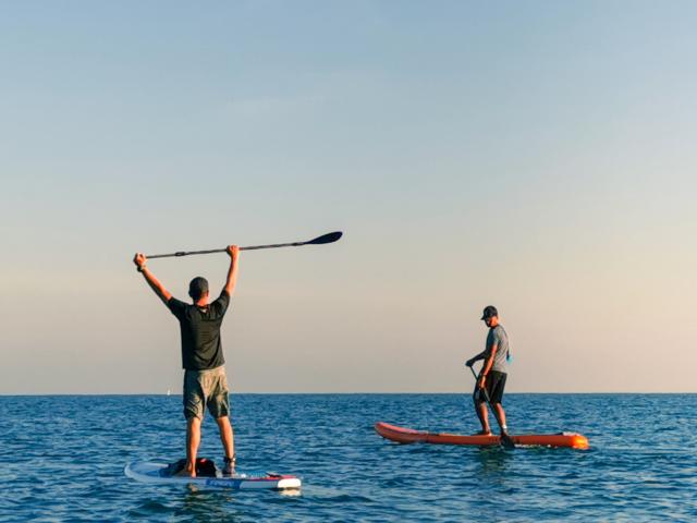 Paddle en mer