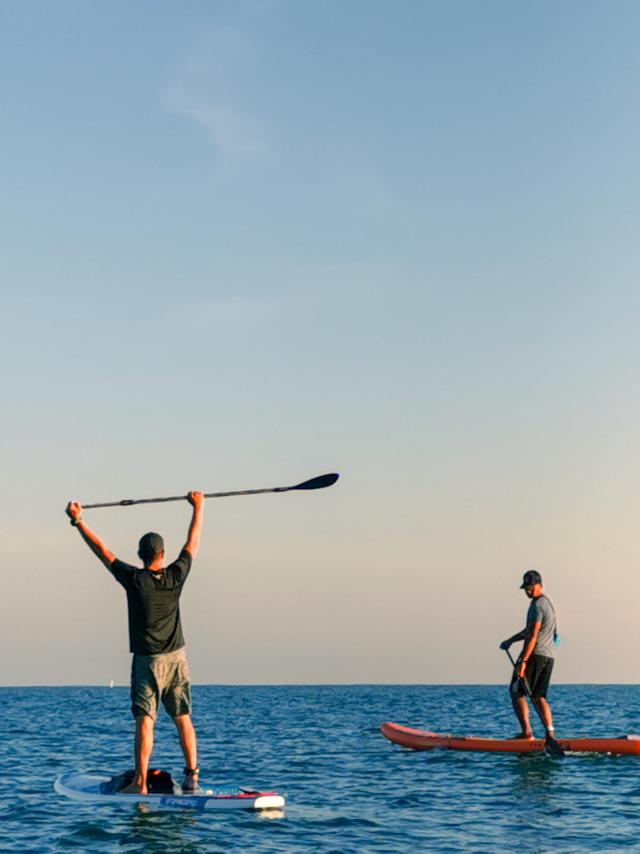 Paddle en mer