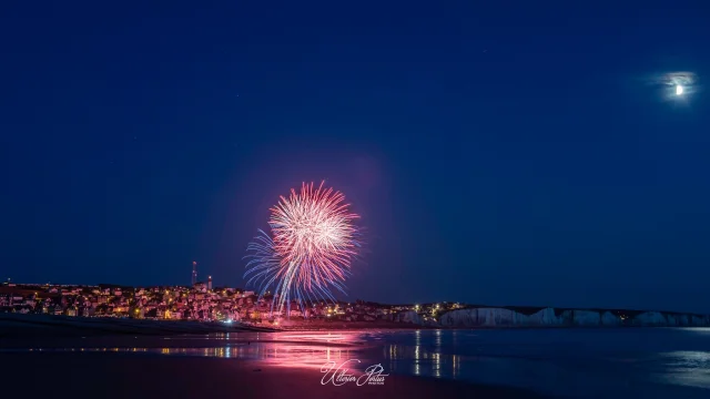 Ault - Feux d'artifices plage 2024